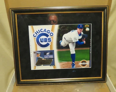 Mark Prior 2003 UD Authentics Framed Autograph CUBS Patch Photo #75/300  Auto - Image 1 of 3
