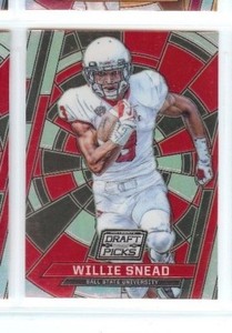 WILLIE SNEAD 2016 PANINI PRIZM COLLEGIATE DRAFT PICKS STAINED GLASS #90 NOLA