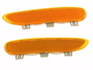 Front L+R Bumper Cover Yellow Reflectors / Lights TYC for BMW - Picture 1 of 1