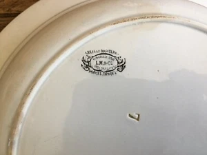 Creil et Montereau : plat creux en faïence, blanc, XIXe - Picture 1 of 12