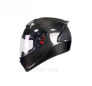 Carbon Fiber Motorcycle Helmet Full Face for Men Casco Moto 00889 - Picture 1 of 7