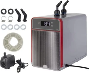 42Gal 160L refrigeratore acquario 1/10 HP sistema compressore refrigeratore d'acqua idroponica C - Foto 1 di 7