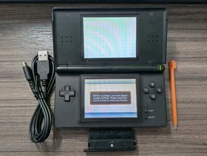 Nintendo DS Lite With Charger and Stylus Black FULLY WORKING REGION FREE! - Picture 1 of 4