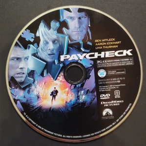 Paycheck (DVD, 2003) - PLAYS GREAT (DISC ONLY) - Imagen 1 de 1