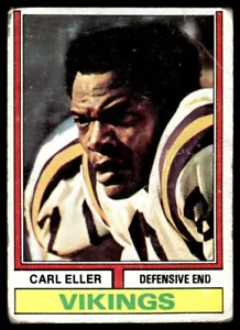1974 Topps Carl Eller Minnesota Vikings #5 - Imagen 1 de 2