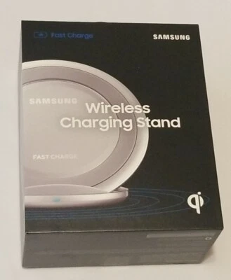 Samsung Wireless Charging Stand (2017 Edition) QI Certified- Silver NIB Sealed - Image 1 of 4