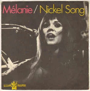 MELANIE "NICKEL SONG" FOLK ROCK SP 1971 BUDDAH 610 068 - Picture 1 of 4