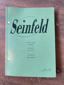 SEINFELD "The Big Salad" #04-0602 Table Draft Script Book Larry David 1994 (8x6) - Picture 1 of 2