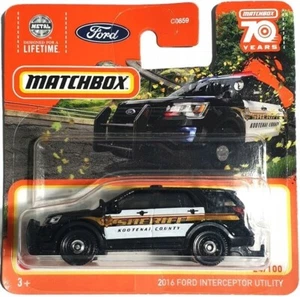 2023 Matchbox - 2016 Ford Interceptor Utility #24/100 - HLD15 - Short Card - Picture 1 of 1