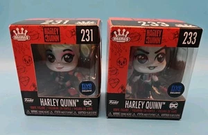 Funko Minis DC Harley Quinn #231 y #233 - Harley Quinn Five Below Exclusiva - Imagen 1 de 11