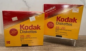 2 ~ Disquettes Kodak 5 1/4" 2S 2D double face, double densité ~ SCELLÉES EN USINE - Photo 1/4