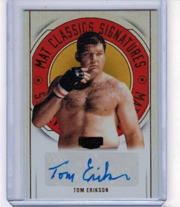 2025 Panini Combat Anthology Tom Erikson Mat Classics Signatures  Auto - Picture 1 of 1