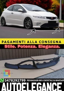 Labio / Spoiler Delantero En ABS Para Honda Civic FN2 FN FK (2006–2011) - Imagen 1 de 8
