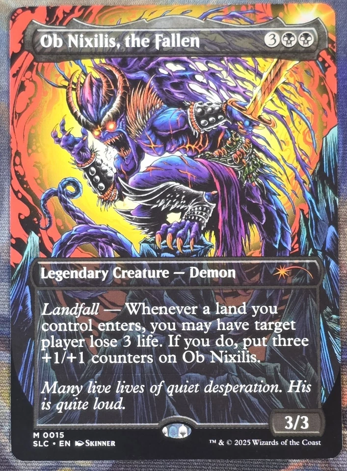 1x Ob Nixilis, The Fallen MTG Encyclopedia Of Magic Secret Lair NM - Image 1 of 1