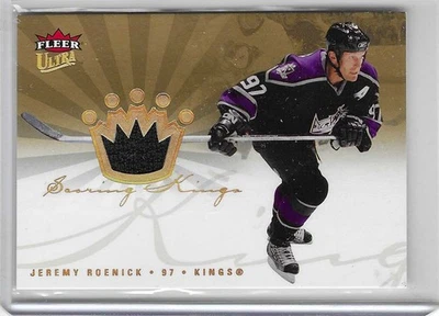 2005-06 Fleer Ultra Jeremy Roenick Scoring Kings Jersey #SKJ-JR Hockey Kings HOF - Image 1 of 2