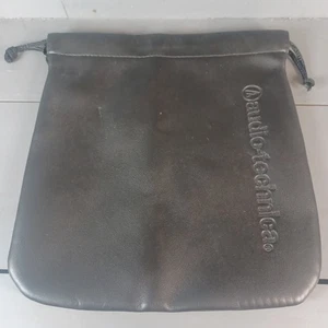 Audio Technica Borsa Portaoggetti per Cuffie Nero in Pelle con Coulisse - Foto 1 di 5