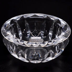 Orrefors Sven Palmqvist 5" Clear Crystal Candy Dish Ashtray Signed MCM Vintage - Picture 1 of 6