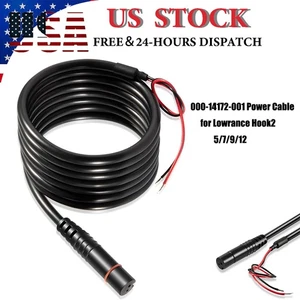 000-14172-001 Power Cable for Lowrance HOOK2&Hook Reveal Range Series 5/7/9/12" - Picture 1 of 7