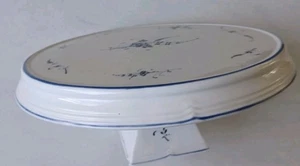 Villeroy & Boch Vieux Luxembourg 9" Pedestal Soporte para Pasteles, Azul Floral - Imagen 1 de 8