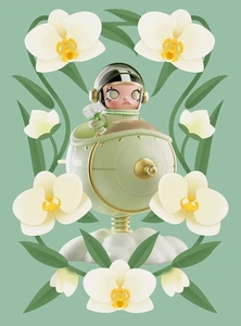 Authentic Mega Space Molly 100% Blooming-orchid Thailand Exclusive Hot Cute Toy - Picture 1 of 3