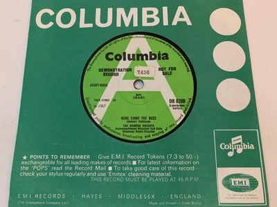 BARRON KNIGHTS Here Come The Bees POP-PSYCH 1967 UK DEMO Columbia DB8280 VG+ - Image 1 of 2