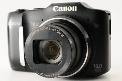 Canon PowerShot SX160 IS 16.0MP 16x Digital Camera Black【Near MINT】JAPAN#2388 - Image 1 of 4