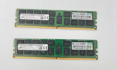 32GB (2x16GB) Micron PC4-2133P MTA36ASF2G72PZ-2G1A2II ECC REG SERVER RAM - Bild 1 von 2