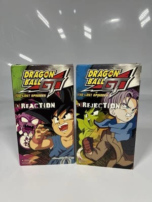 Dragon Ball GT: The Lost Episodes - Vol. 1: Reaction  Vol. 2 Rejection VHS 2004 - Image 1 of 4