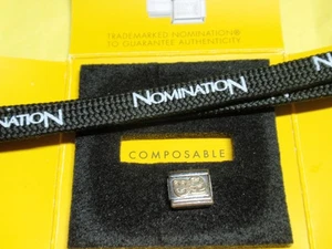 ** Genuine Nomination GOLD THEATRE MASKS Silver Charm RRP £29 ** - Picture 1 of 2