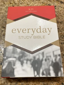 KING JAMES VERSION HOLMAN EVERYDAY STUDY BIBLE. - Picture 1 of 10