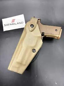 SAFARILAND Beretta 92 96 Belt Holster Tan 6005-73 M9 M9A1 M9A3 Left HAND - Picture 1 of 4