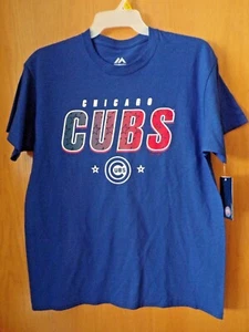 Camiseta de algodón CHICAGO CUBS ~ Logotipo de estrella SS ~ Tallas para hombre ~ NUEVA con etiquetas - Imagen 1 de 1