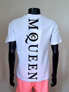 Aleksander Mcqueen White Cotton T-Shirt - Picture 1 of 4