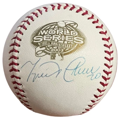 Miguel Cabrera Autographed Official Major League 2003 World Series Baseball - Image 1 of 2