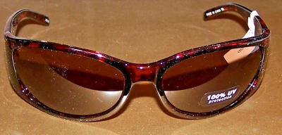 GAFAS DE SOL VILLAGER PARA HOMBRE ENVOLVENTES CRESTWOOD TORT. MARCOS/LENTES MARRONES #78133 ¡NUEVO! Foto 1 de 4