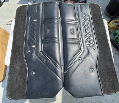 PANELES DE PUERTA MUSTANG II 1974 1975 1976 1977 1978 Ghia Negro 1978 Única Opción Foto 1 de 4