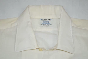 Vintage Leisure Shirt Arrow Decton Size L 50s 60s 2 Pocket Sanforized - Picture 1 of 8