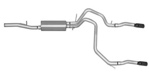 Gibson 65669 for 10-20 Chevy Tahoe LS 5.3L 2.25" Cat-Back Dual Split Exhaust- - Picture 1 of 5
