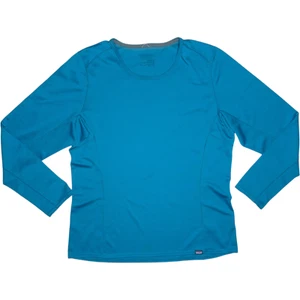 Patagonia Womens XL Blue Midweight Capilene Baselayer Polartec Shirt Long Sleeve - Picture 1 of 7