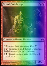 Magic the Gathering MTG Gruul Guildmage (144) Guildpact   LP FOIL