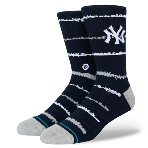 New York Yankees Chalk NY Stance MLB Baseball Socks Large Men's 9-13 Cover