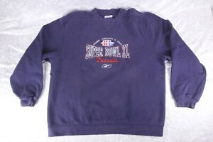 Vintage Reebok Super Bowl 40 Sweatshirt 2006 Detroit Adult Size Medium