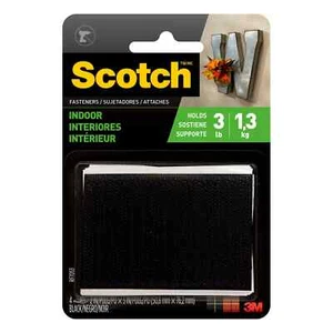 Scotch Indoor Fasteners, 2 in x 3 in, 4 Sets of Strips 1 Pack - Picture 1 of 3