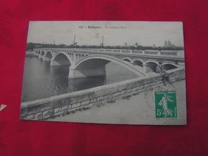  carte postale   orleans vers 1900  le nouveau pont  - Imagen 1 de 2