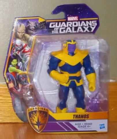 THANOS Figure - Hasbro Marvel 6" Guardians of the Galaxy - NEW SEALED MOC Cover