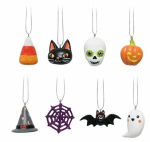 Celebrar Halloween Juntos Adornos de Halloween Set de 8 piezas ESQUELETO DE BRUJA MURCIÉLAGO - Imagen 1 de 3