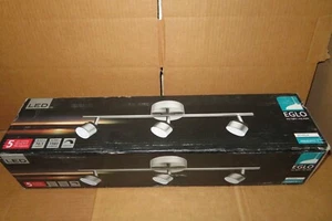 EGLO Armento 1 22.83 in 3-Light Satin Nickel Dimmable LED Track Lighting 201452A - Picture 1 of 7