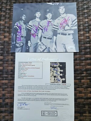 RARE Autographs of ALL 4 1971 LEGENDS Baltimore Orioles 20 Game Winners. JSA LOA - Image 1 of 4