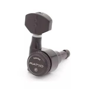 PRL-9721-B0 : Ratio Electric Locking Machine Heads 6 in-line (staggered posts... - Picture 1 of 3