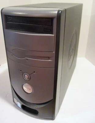 Vintage Dell Dimension B110 (Intel Celeron @ 2.53GHz 512MB NO HDD) Works! DE051 - Image 1 of 4
